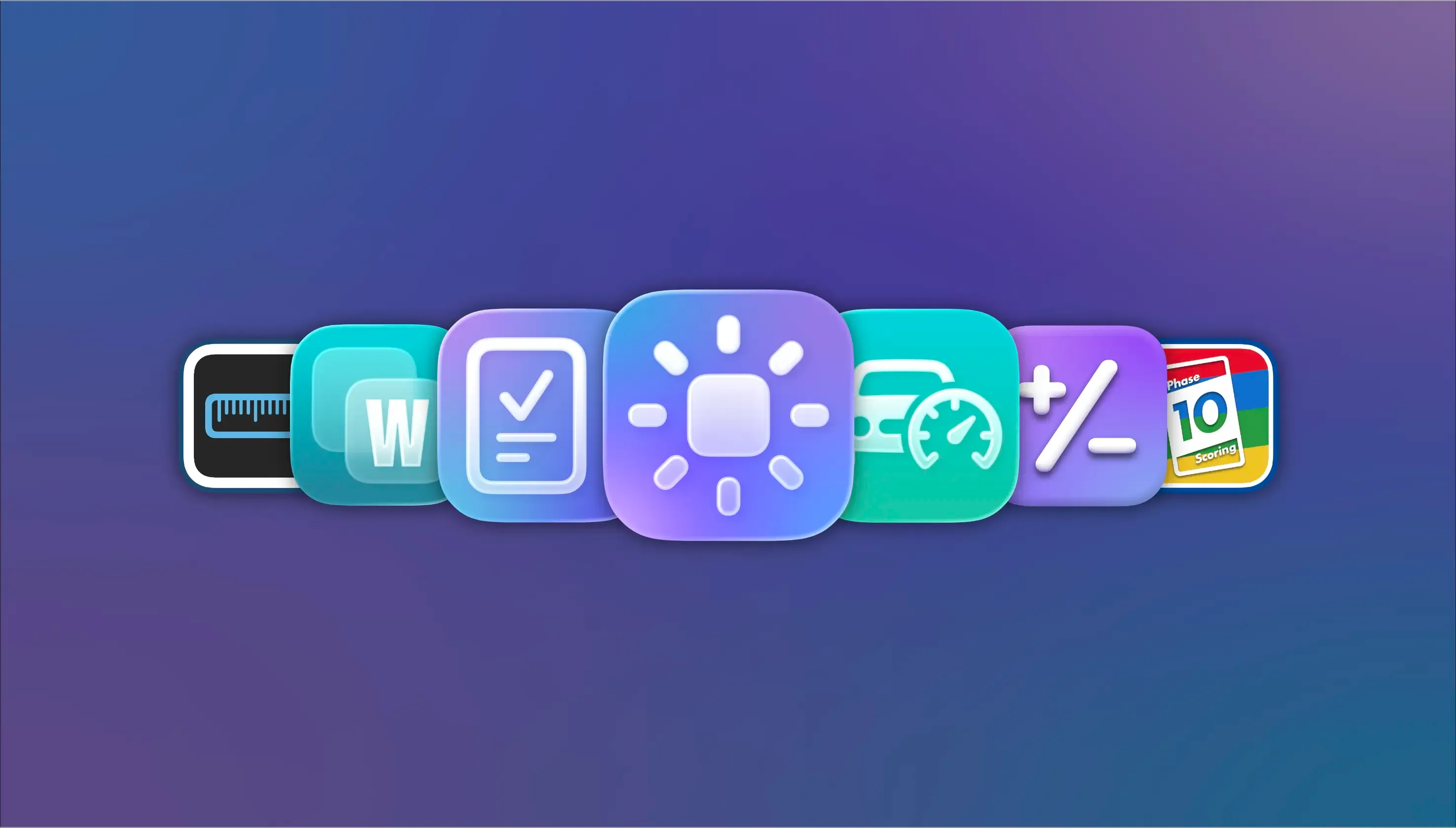 App Icons with Sun Apps Logo